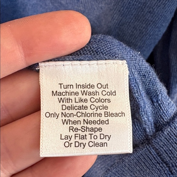 PGA Tour Classic Blue Knit Pullover - Picture 3 of 4